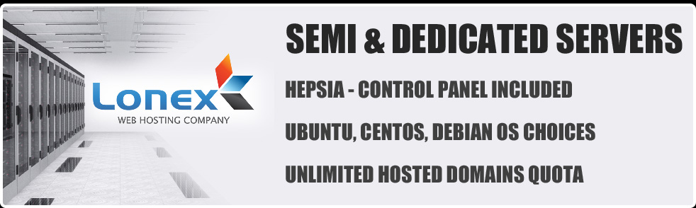 Semi and Dedicated Servers